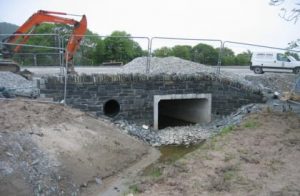 Otter Survey - Underpass Construction